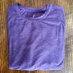 Super Soft Purple Heather Long Sleeve Women’s Skechers Top